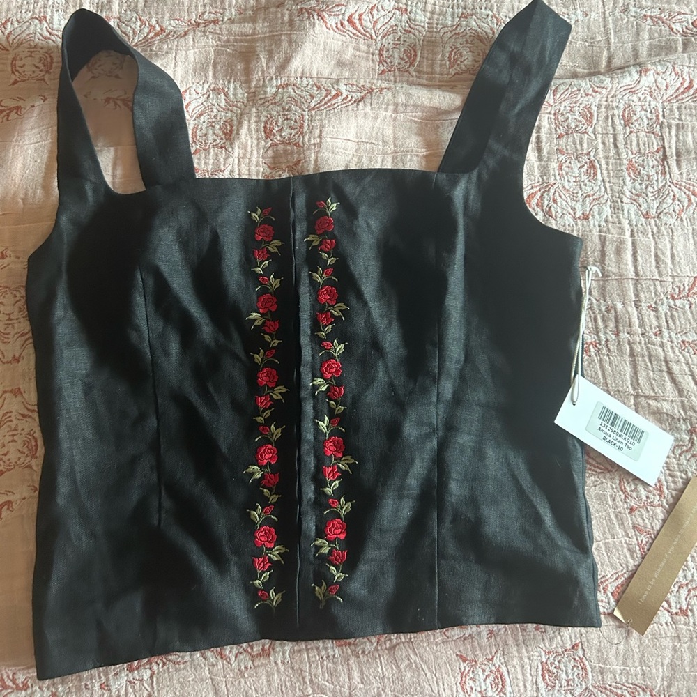 Reformation Amara Corset Top